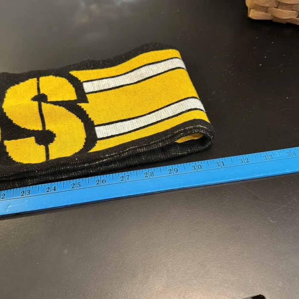Pittsburgh Steelers NFL Black & Yellow Winter Neck Scarf 60